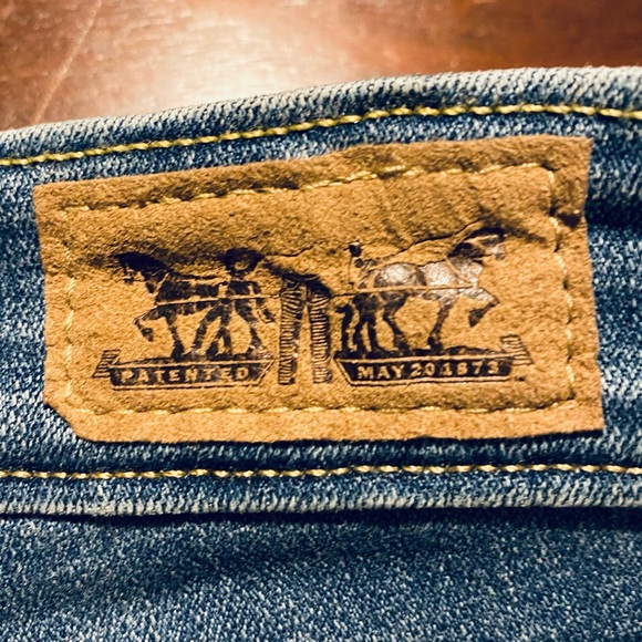 Levi’s Mid Rise Skinny Cropped Jeans Size 14 measures 32x22 - Picture 8 of 8